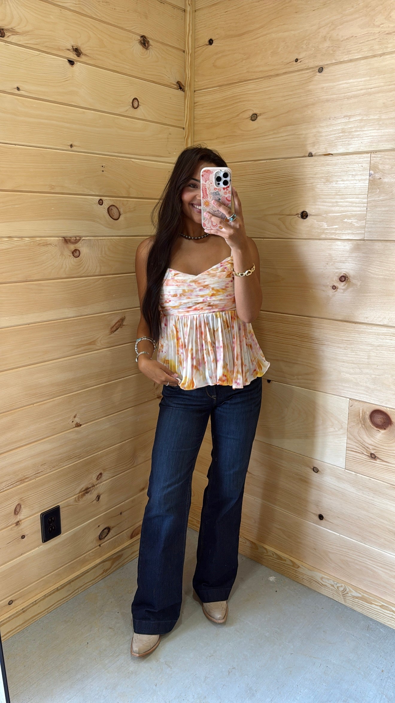 Sunset Babydoll Top
