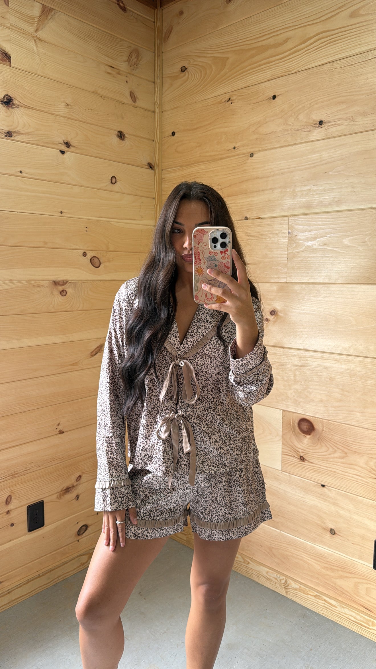 Leopard Nights PJ Set