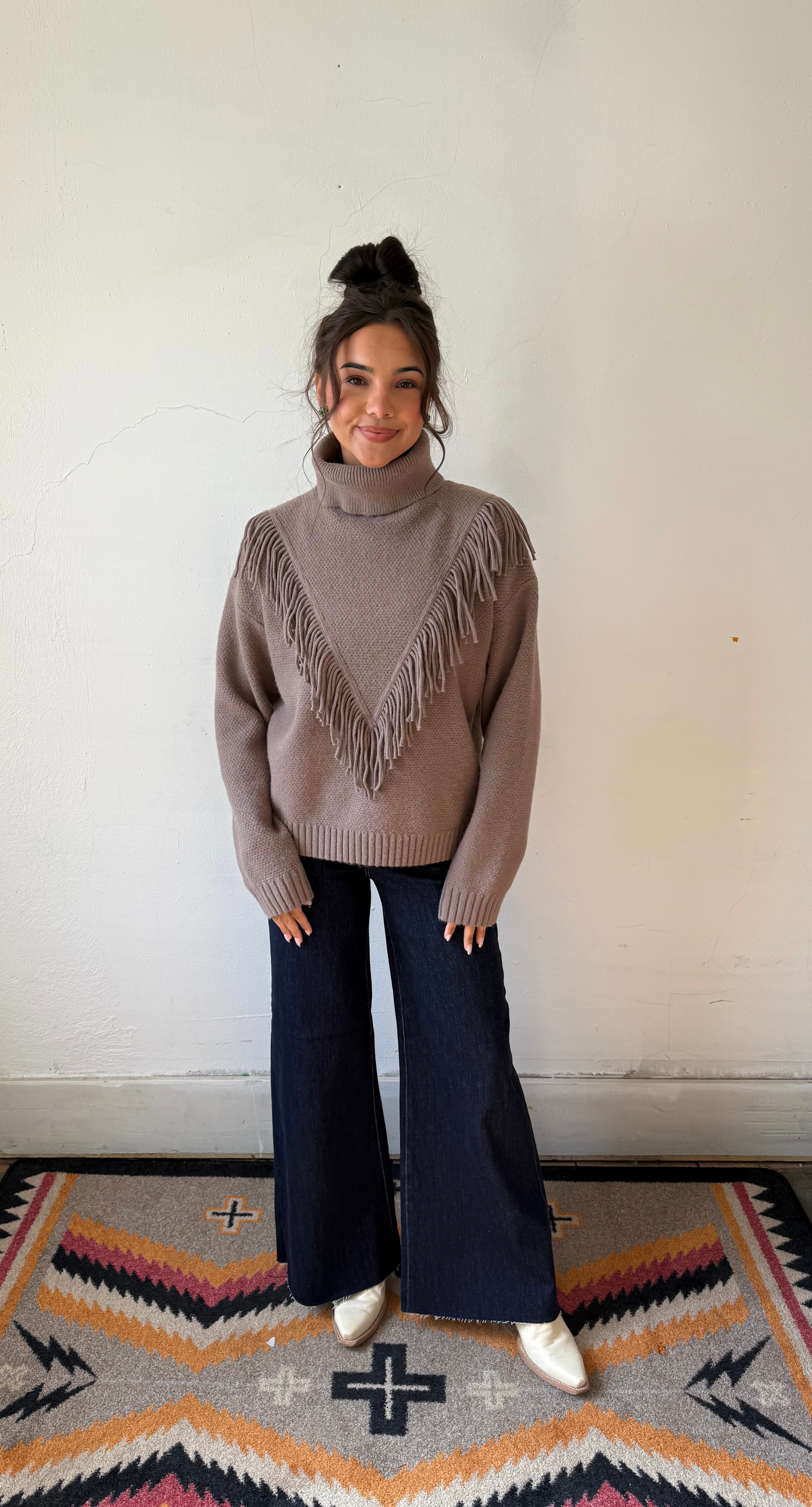 Fallon Fringe Sweater
