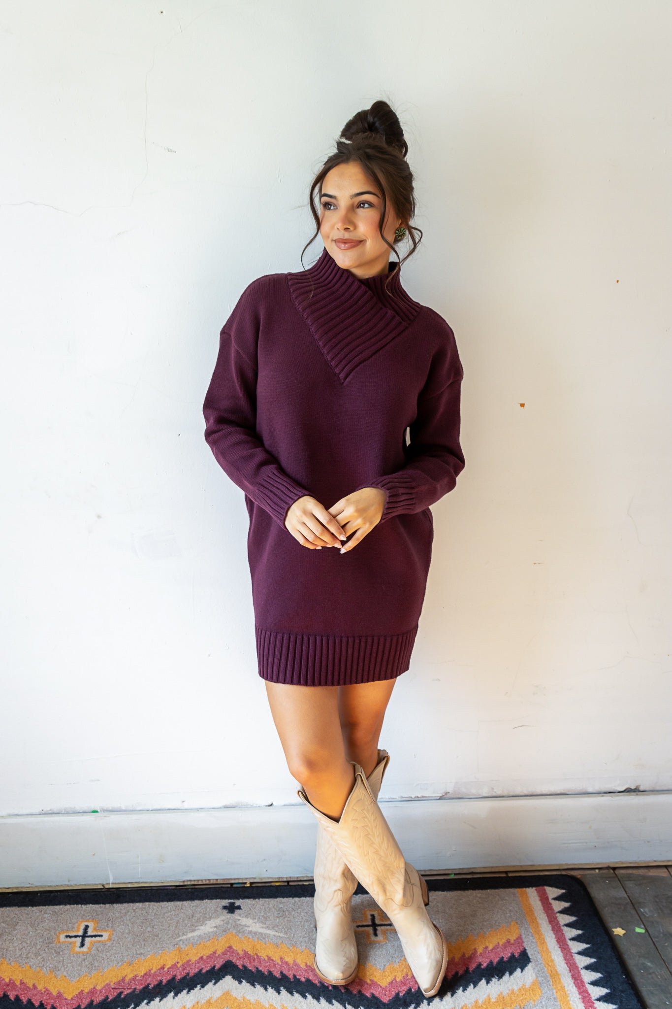 Sweet Wine Sweater Dress