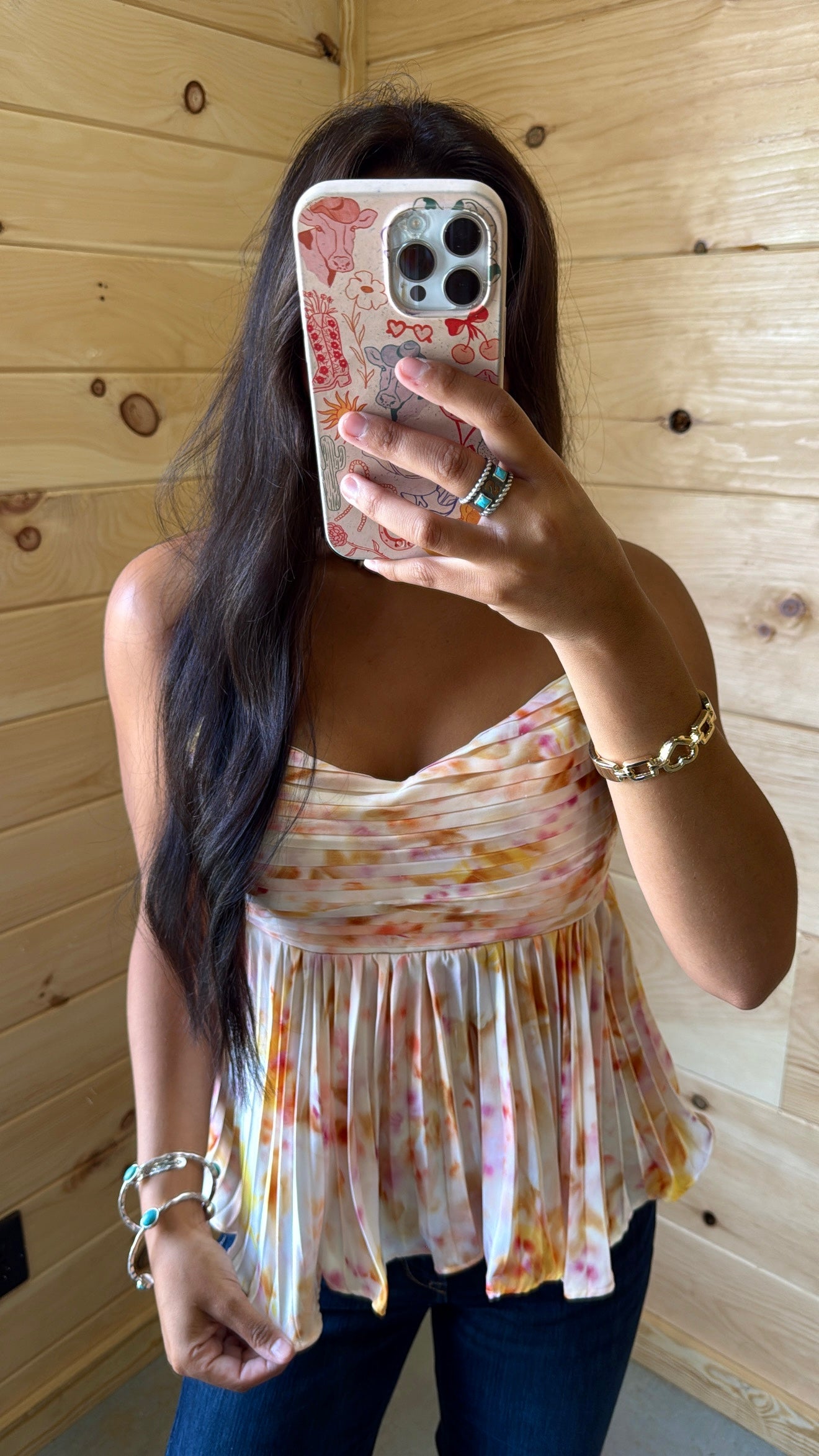 Sunset Babydoll Top