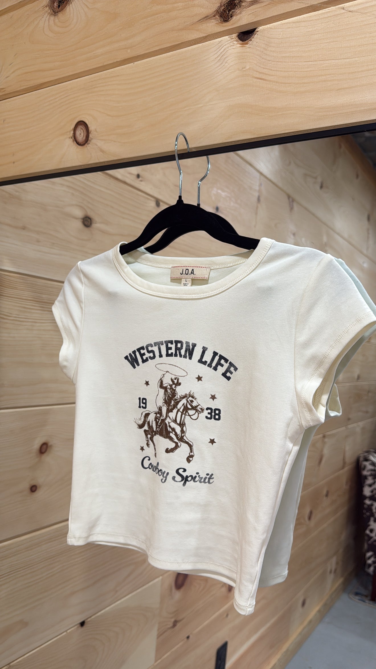 Western Life Cropped Tee