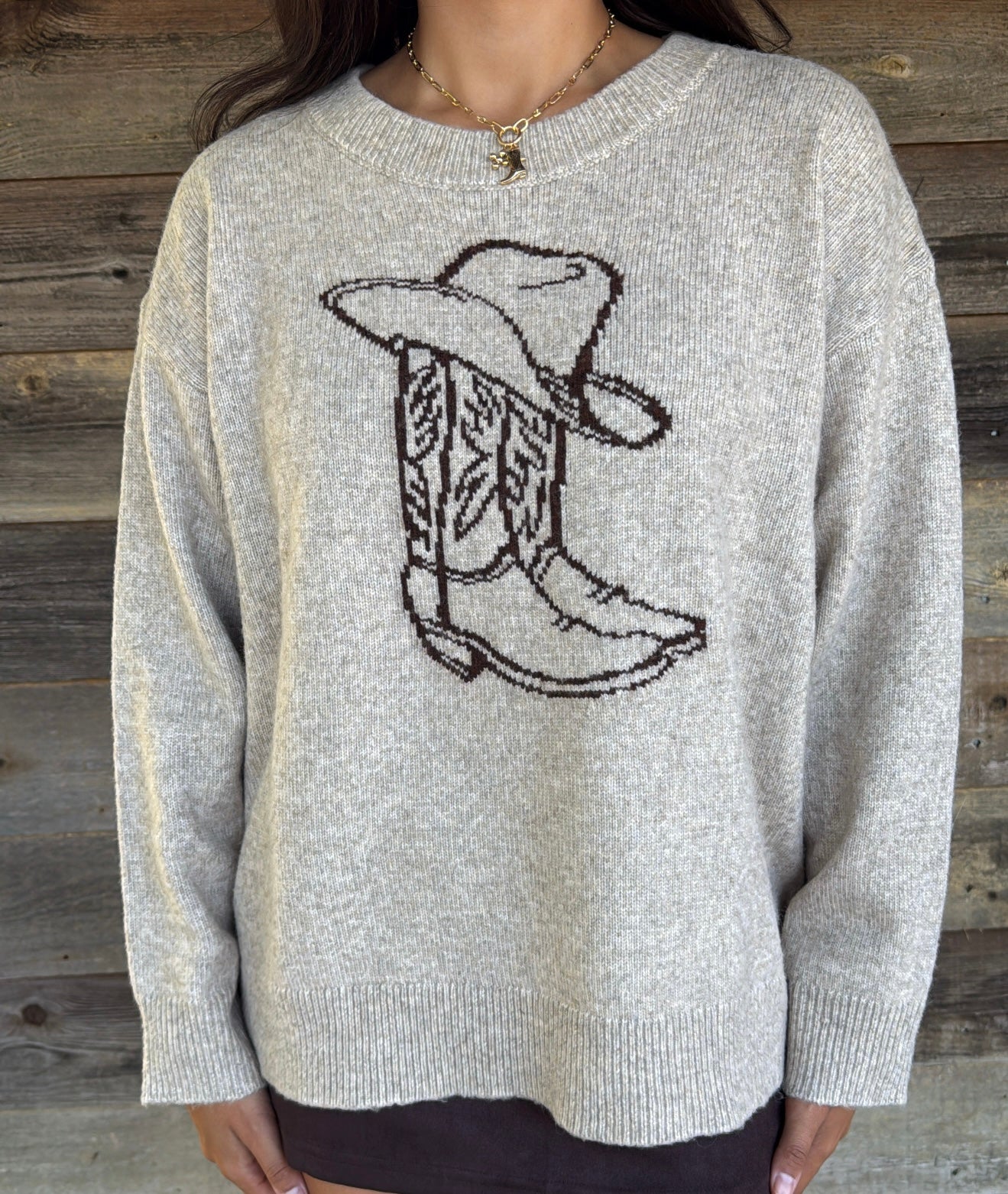 Boot’s on Sweater