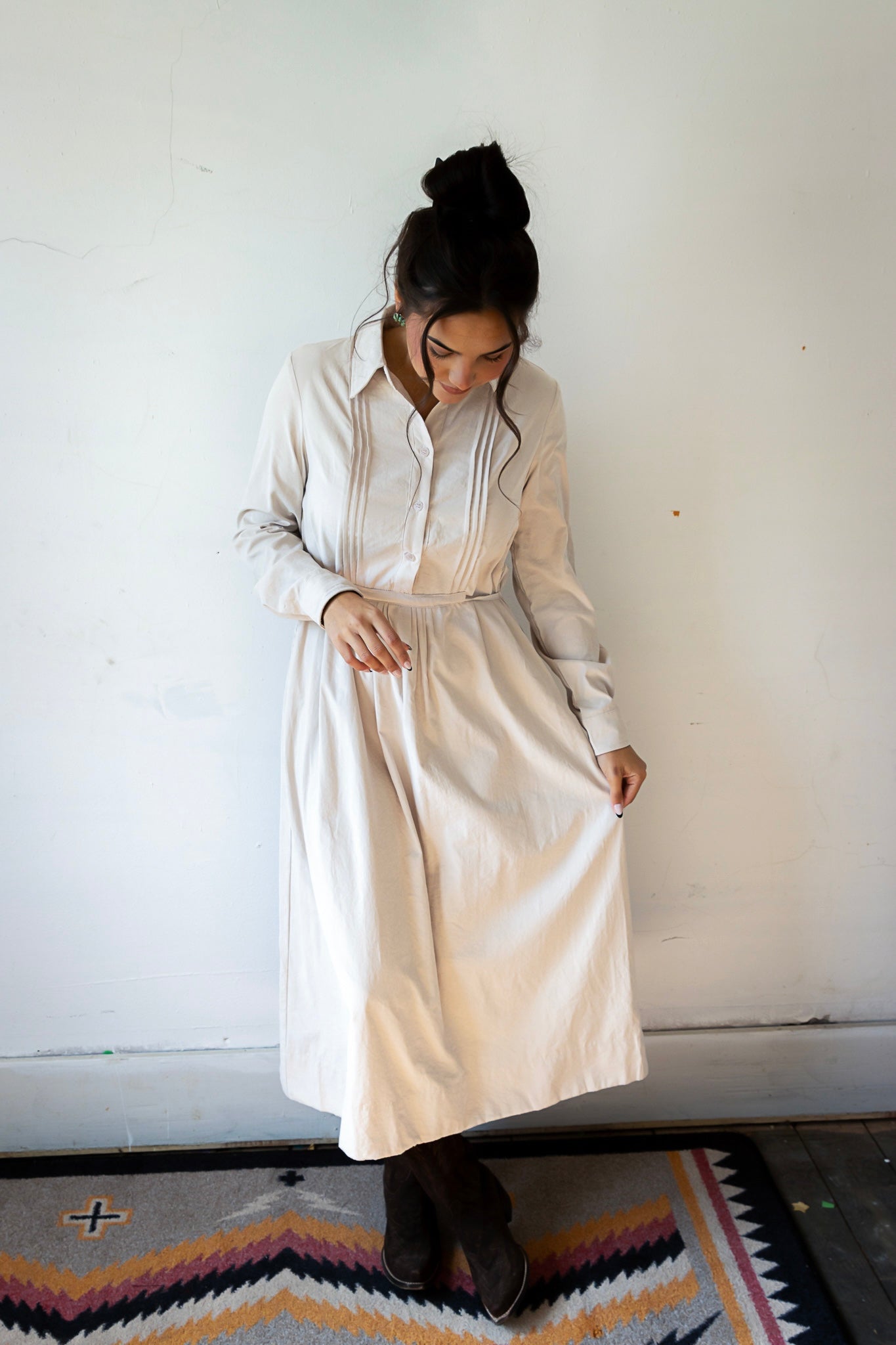 Ivy Cream Classic Dress