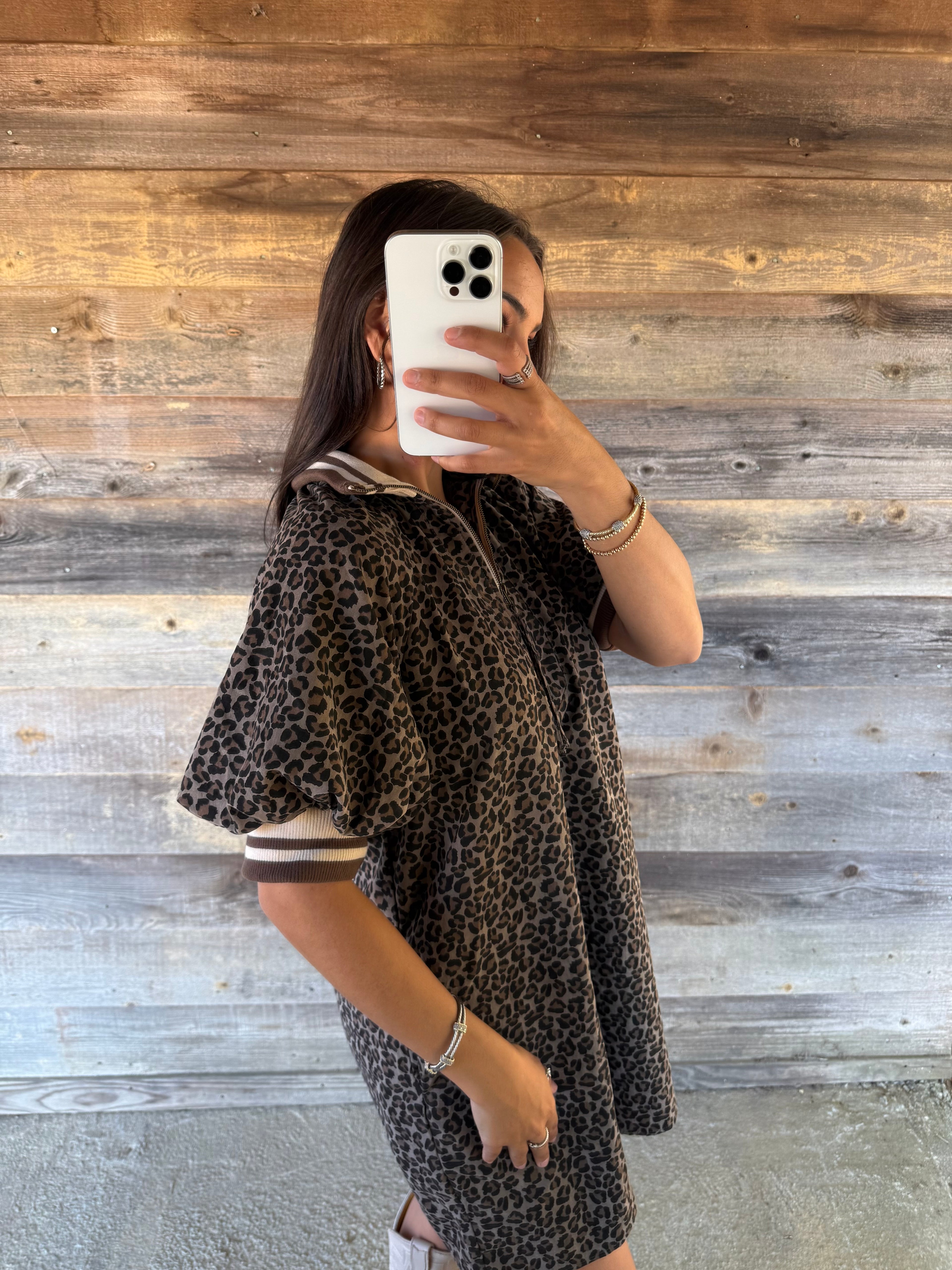 Midnight Cheetah Dress