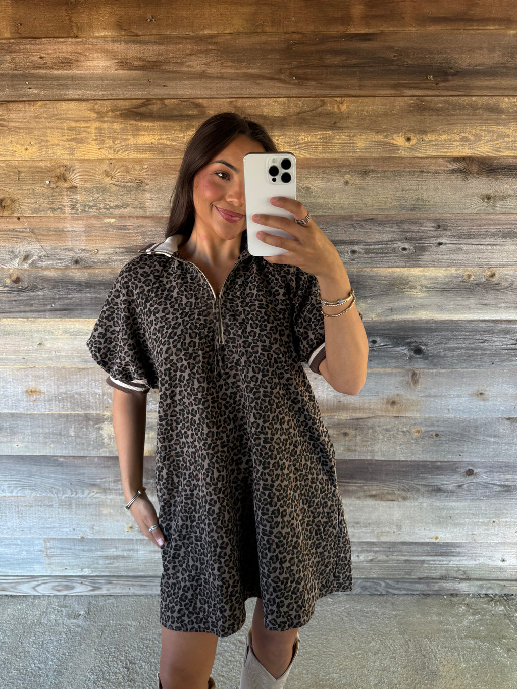 Midnight Cheetah Dress