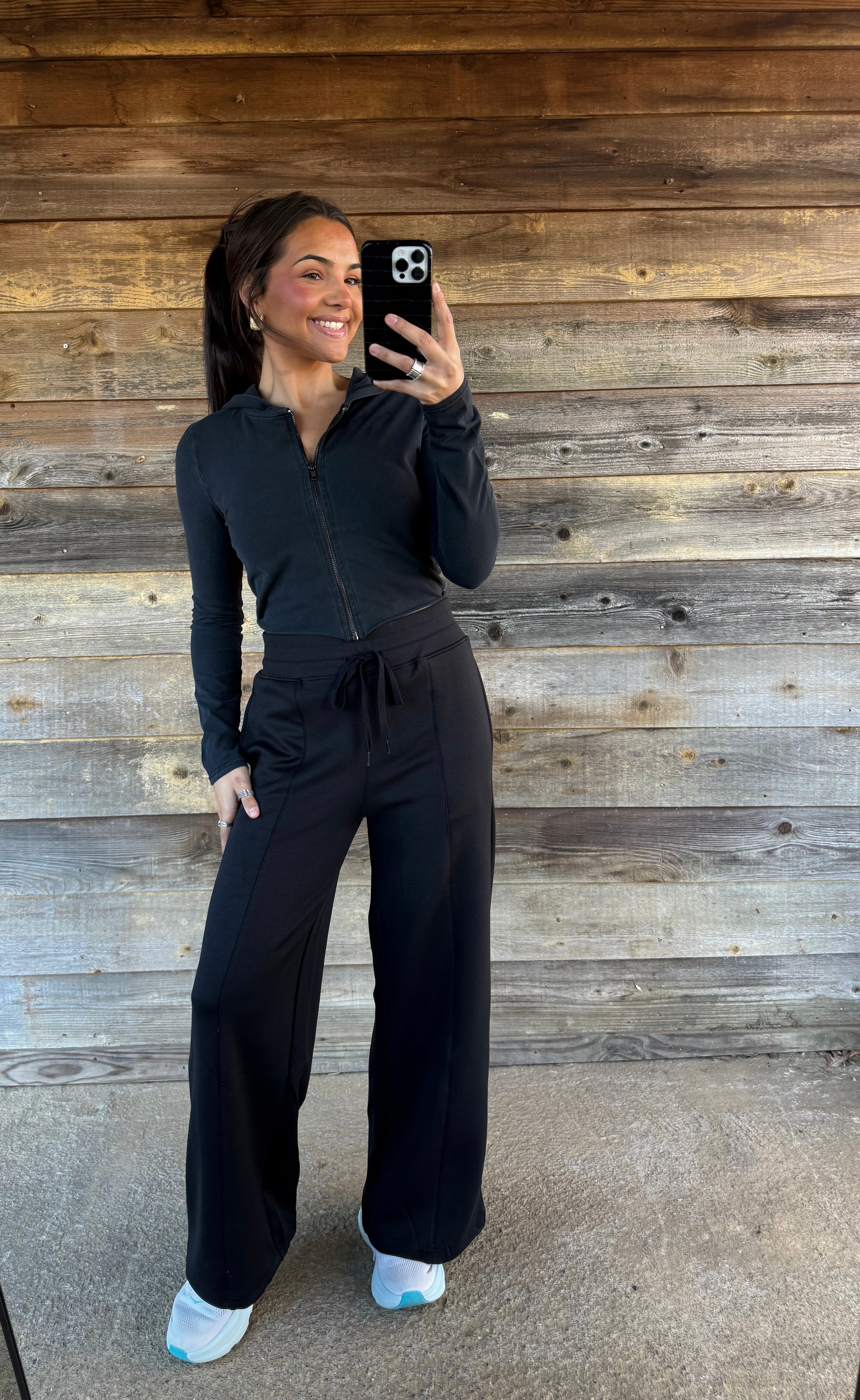 Everyday Cropped Jacket (Black)