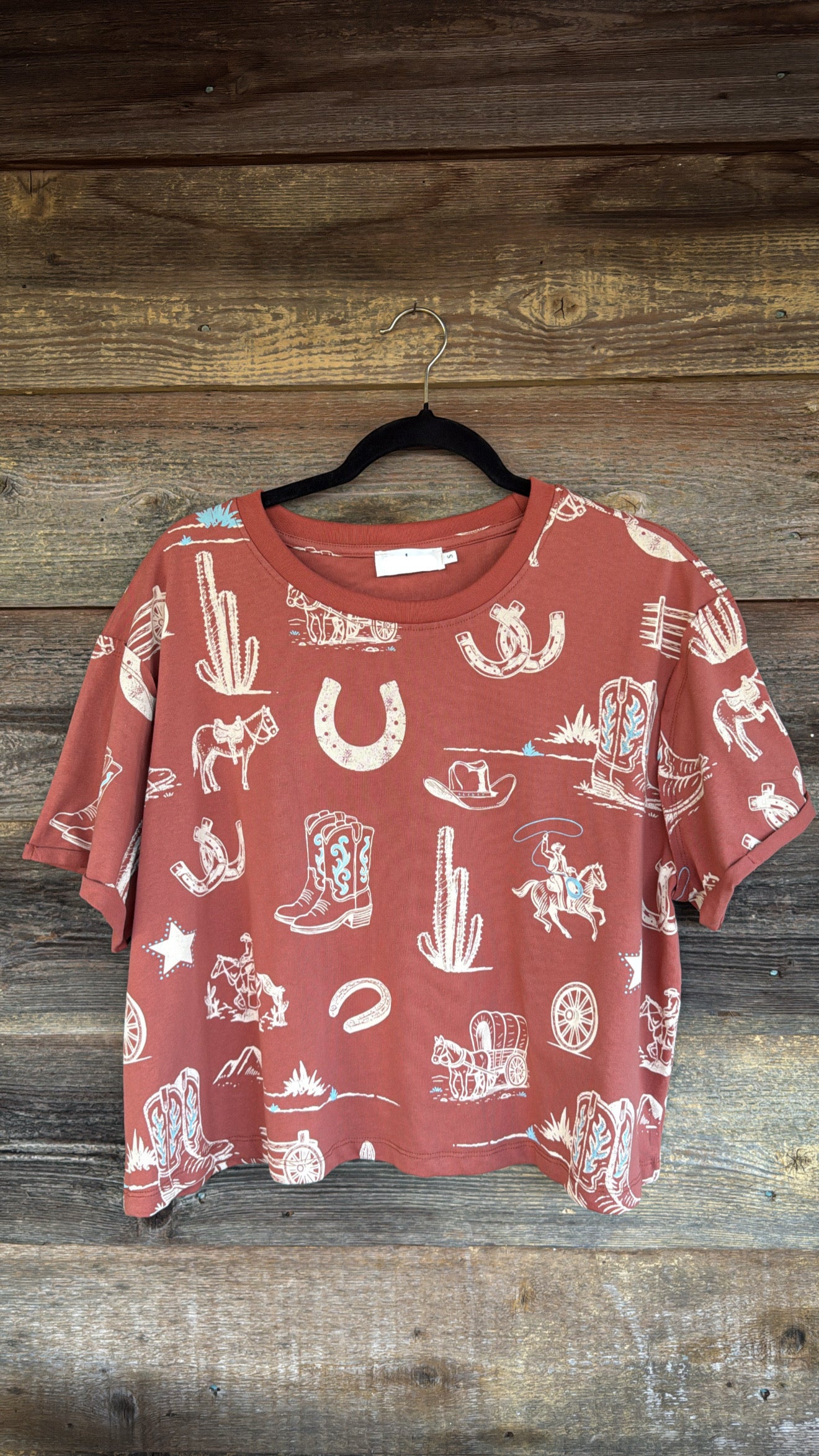 Ranchin’ Graphic Tee - Rust