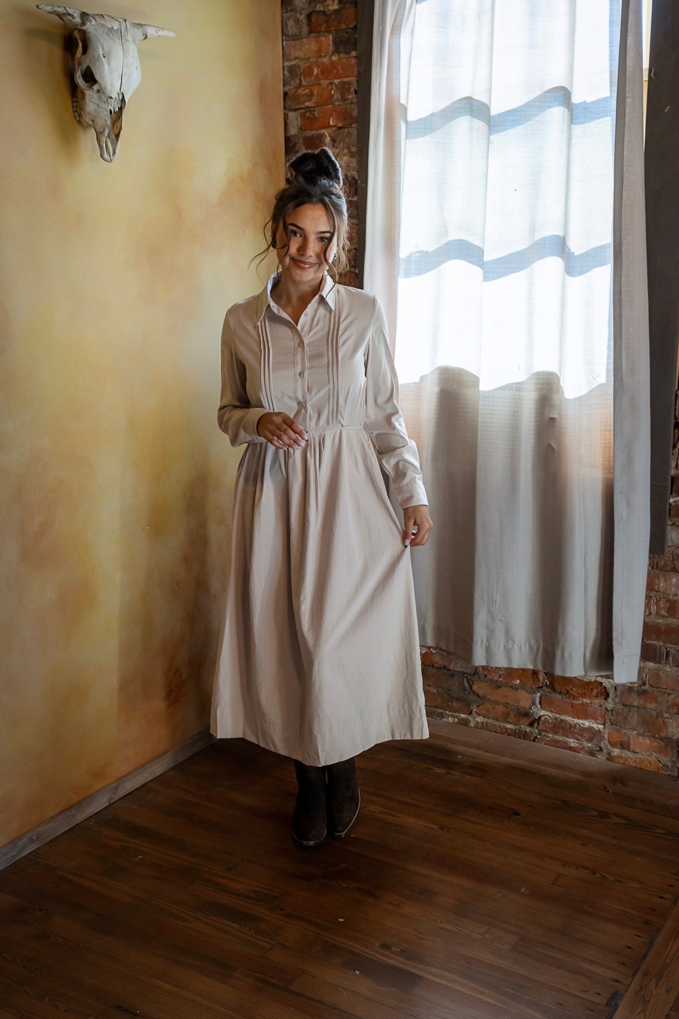 Ivy Cream Classic Dress