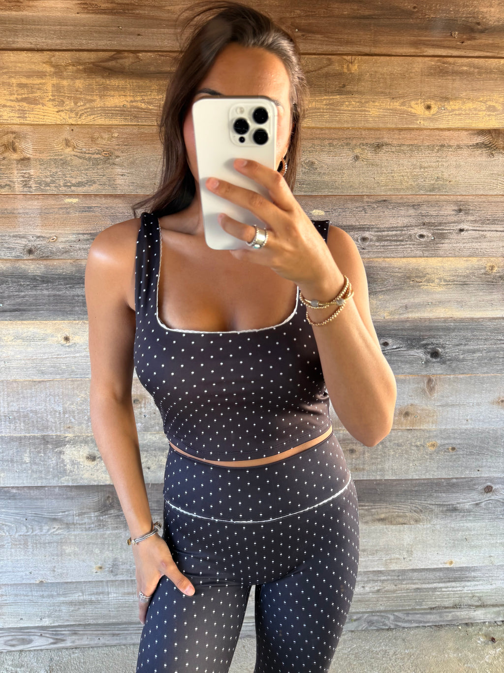 Black Poka Dot Set