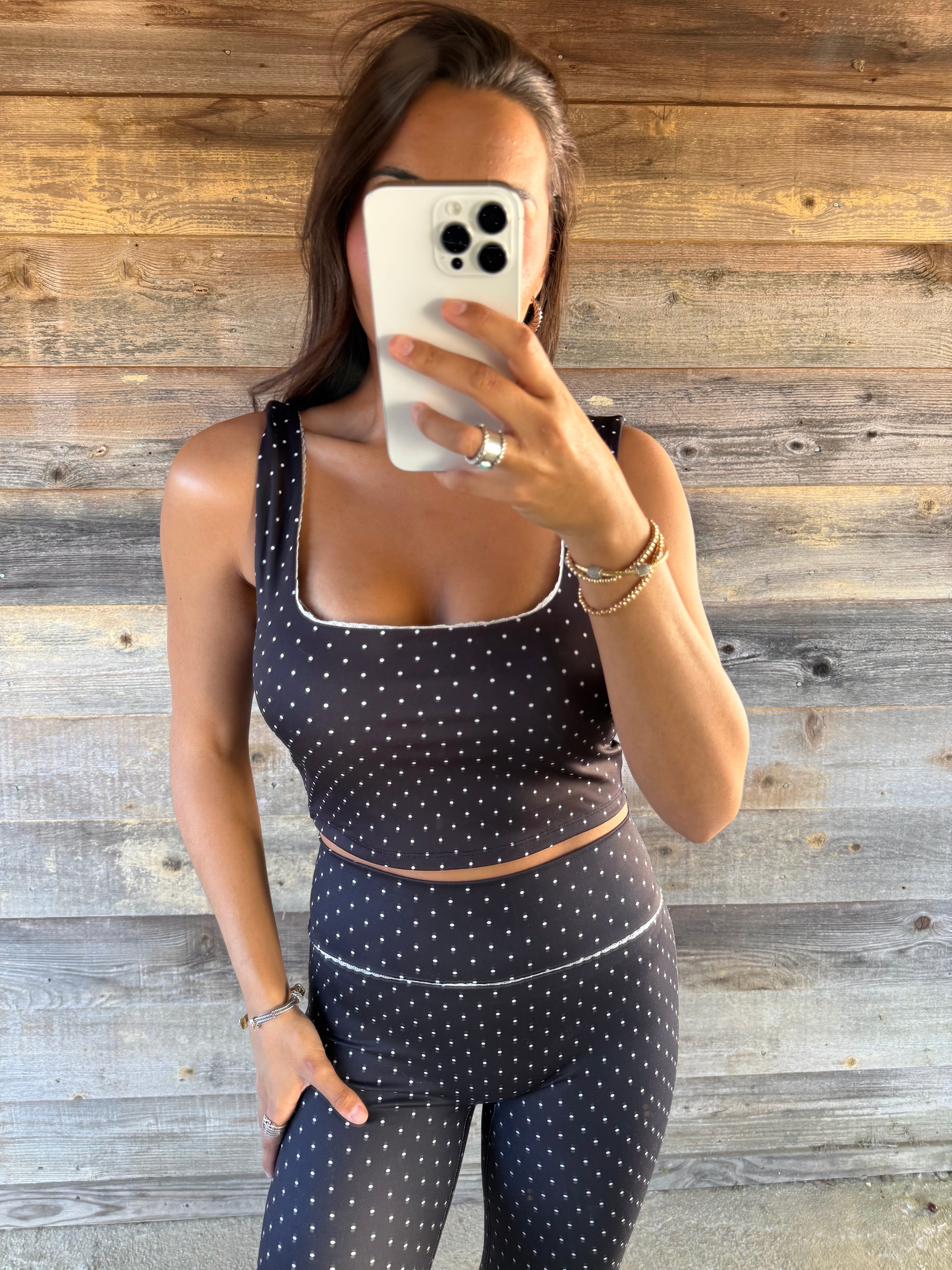 Black Poka Dot Set