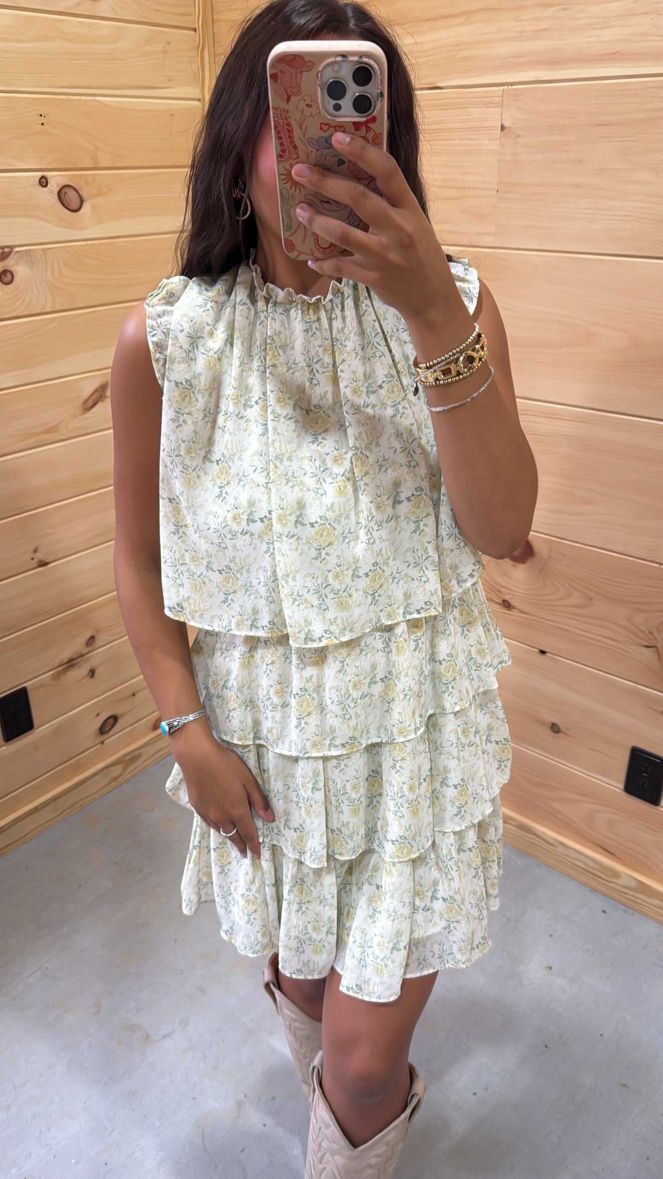 July Ruffle Dress