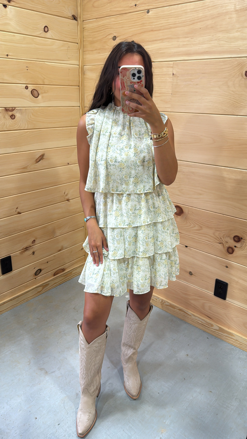 July Ruffle Dress