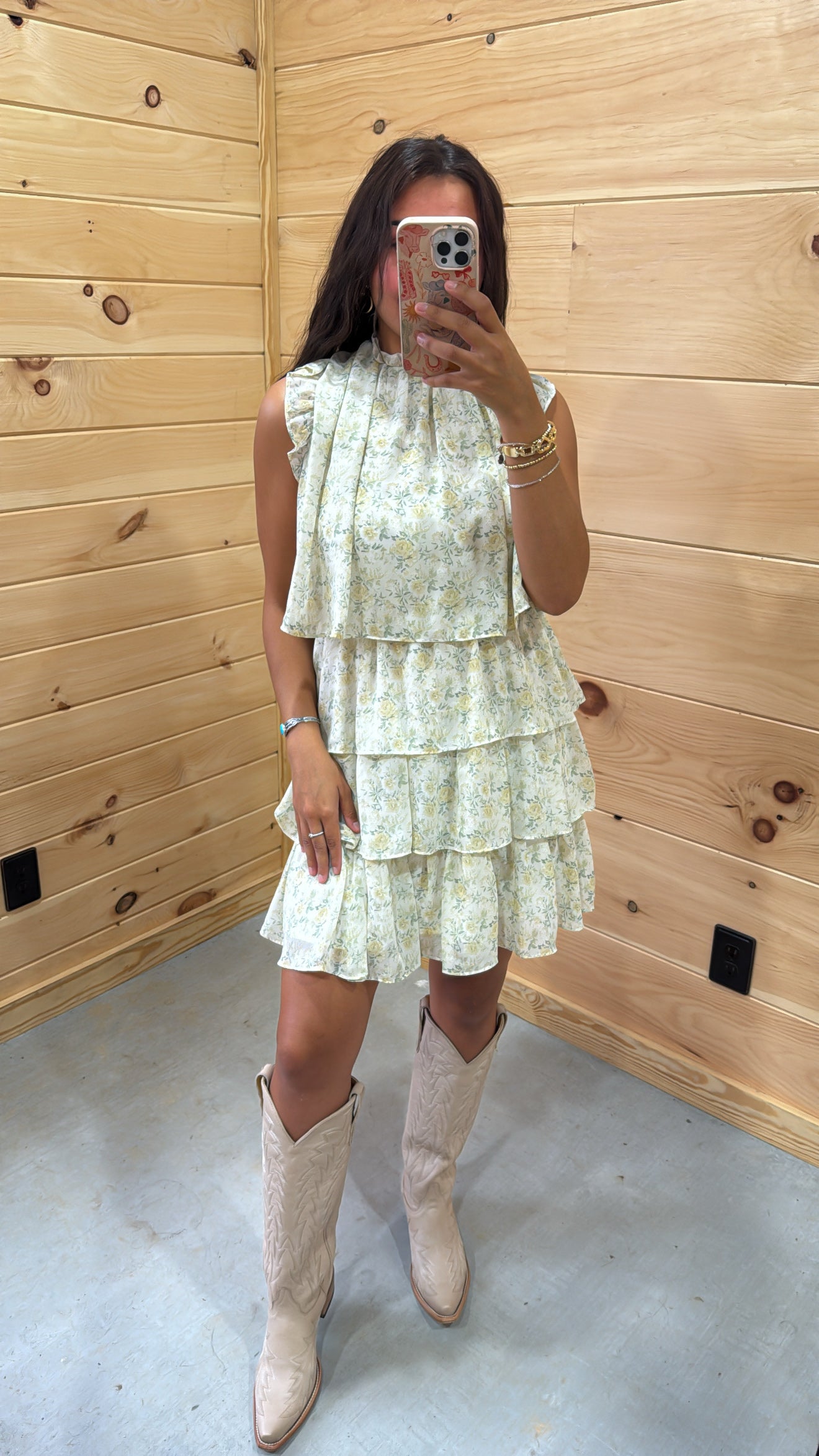 July Ruffle Dress