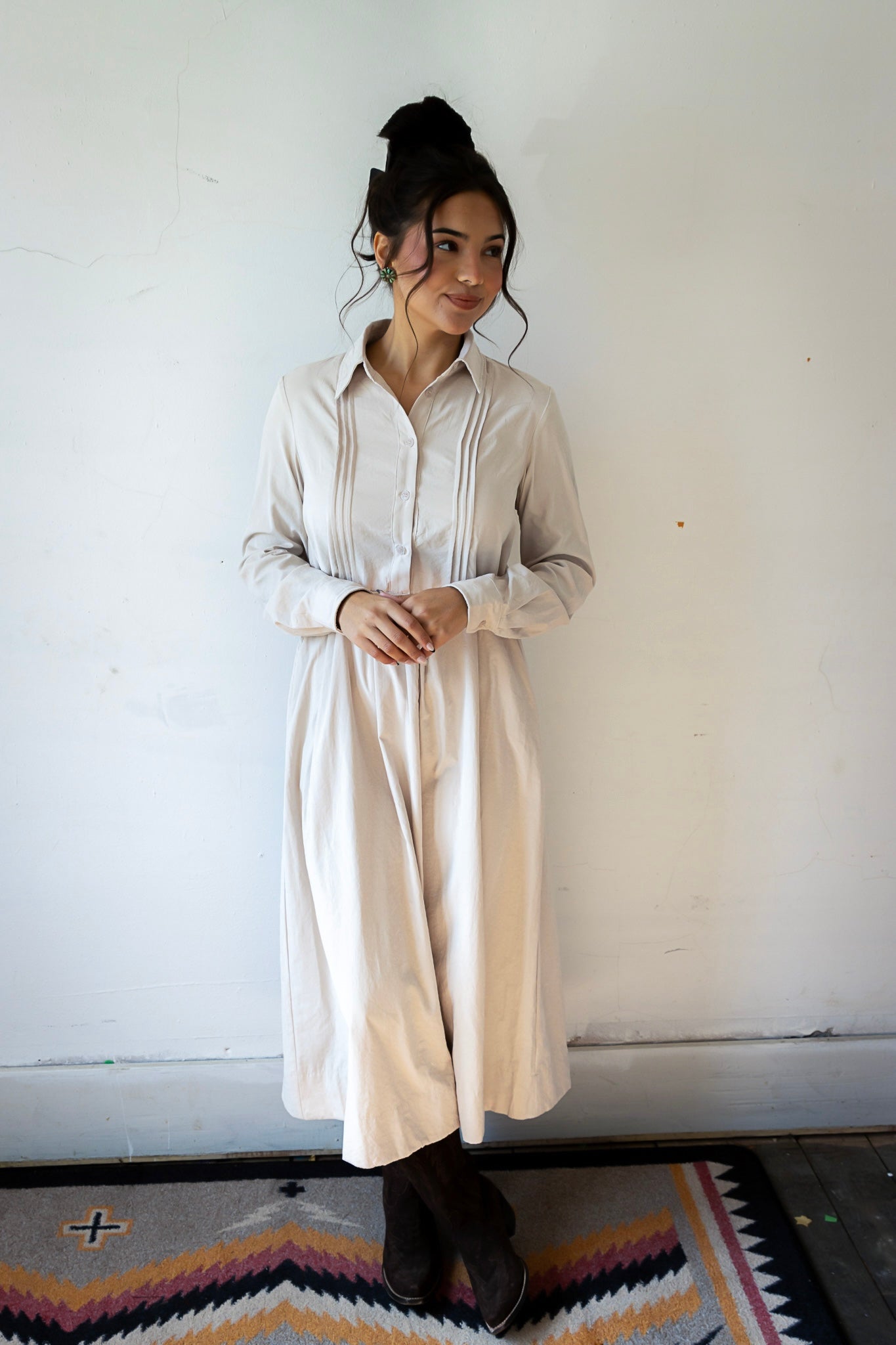 Ivy Cream Classic Dress