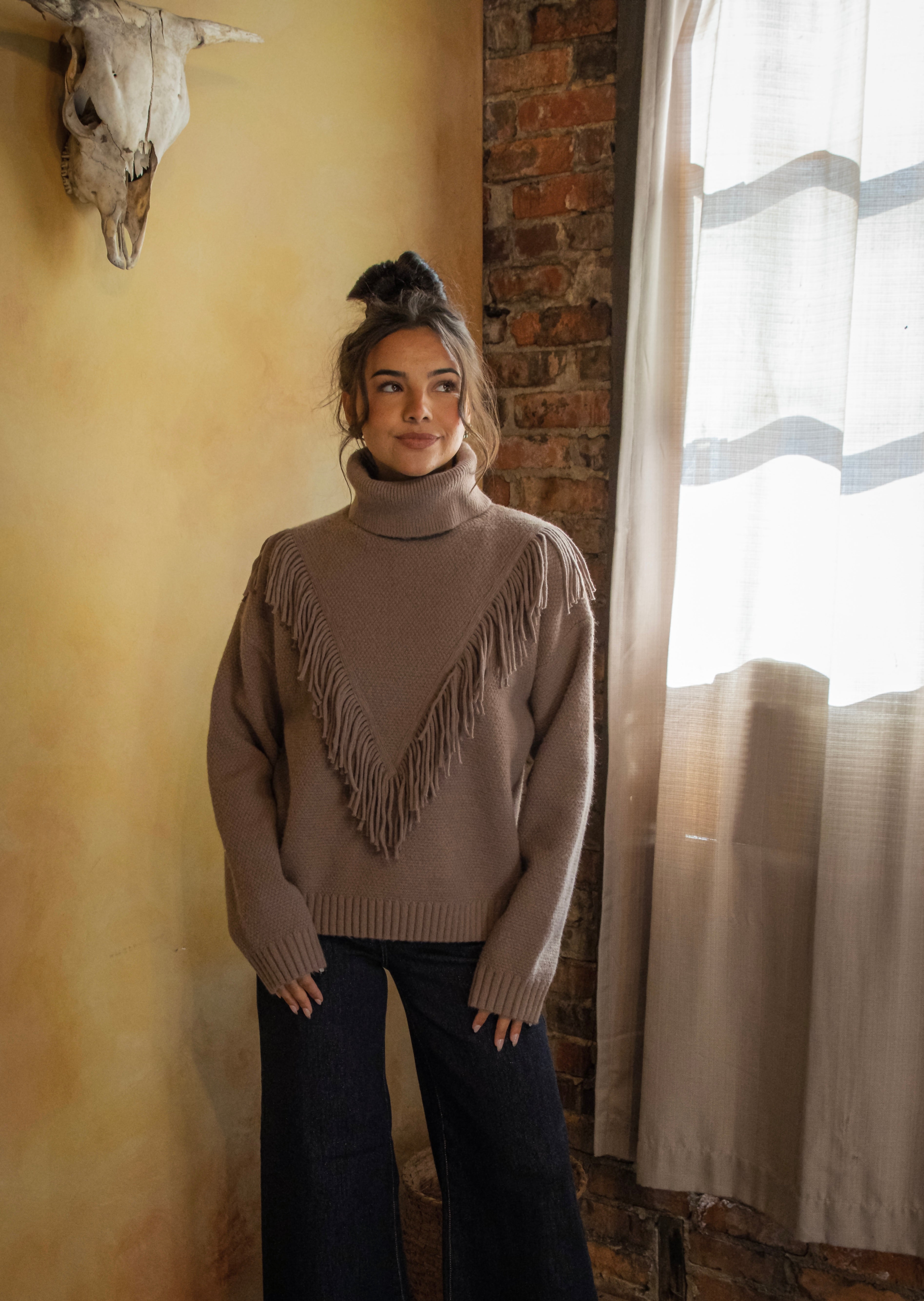 Fallon Fringe Sweater