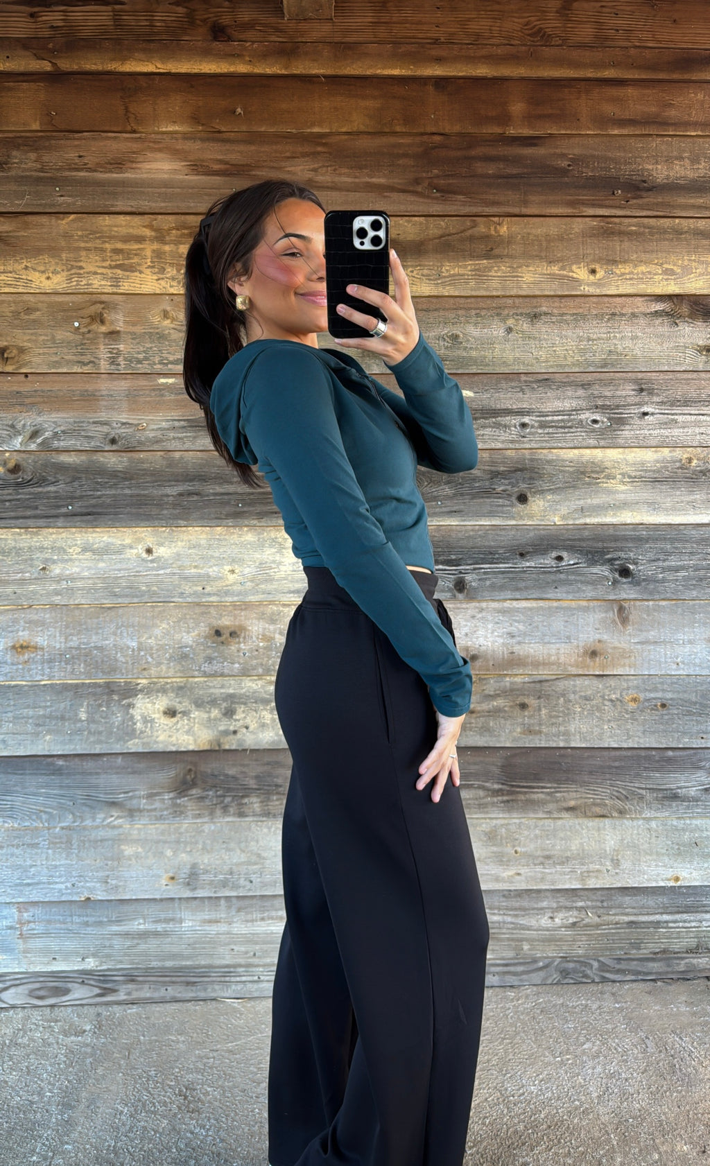 Everyday Cropped Jacket (Jade)