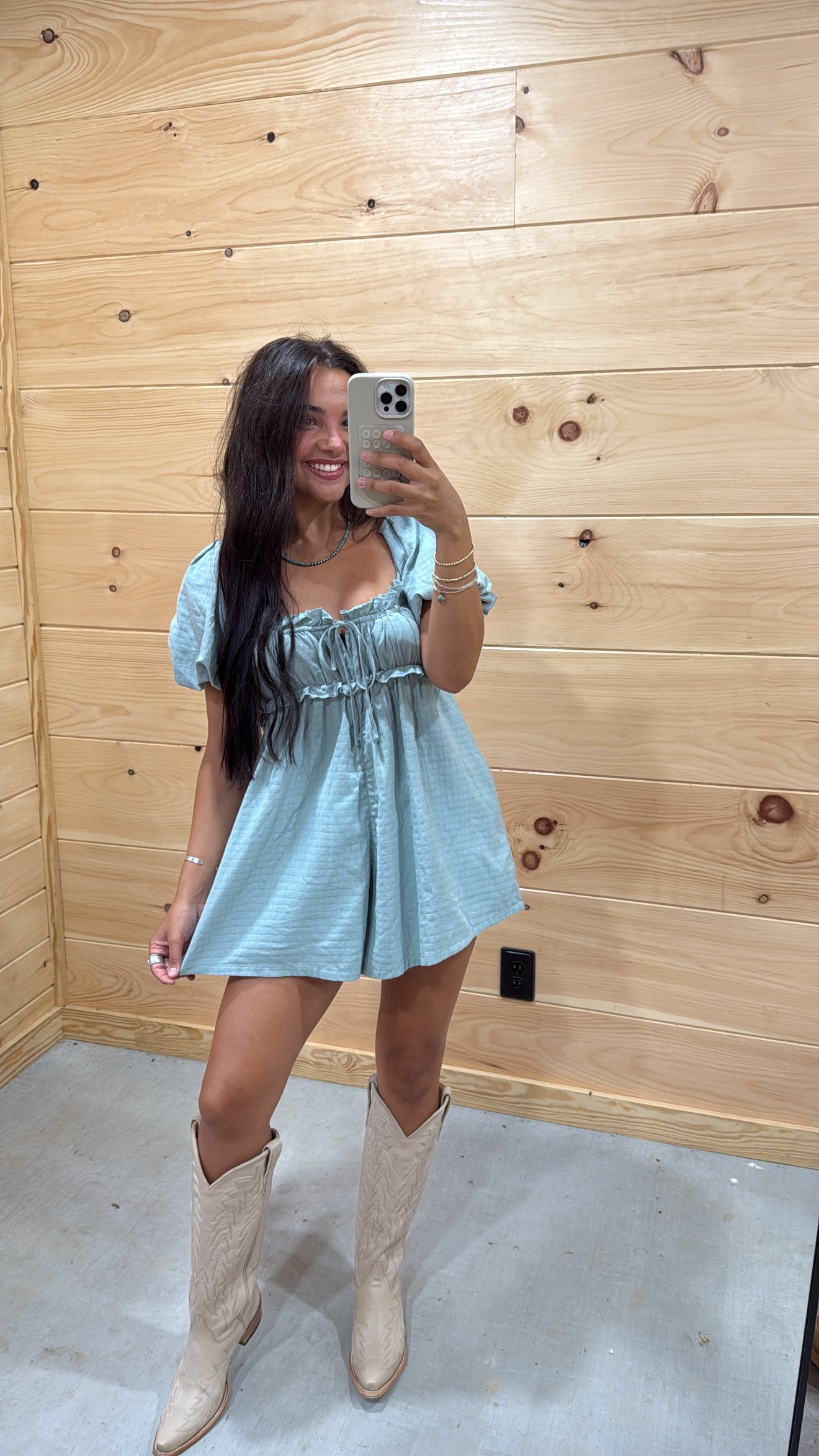 Easy Blue Romper