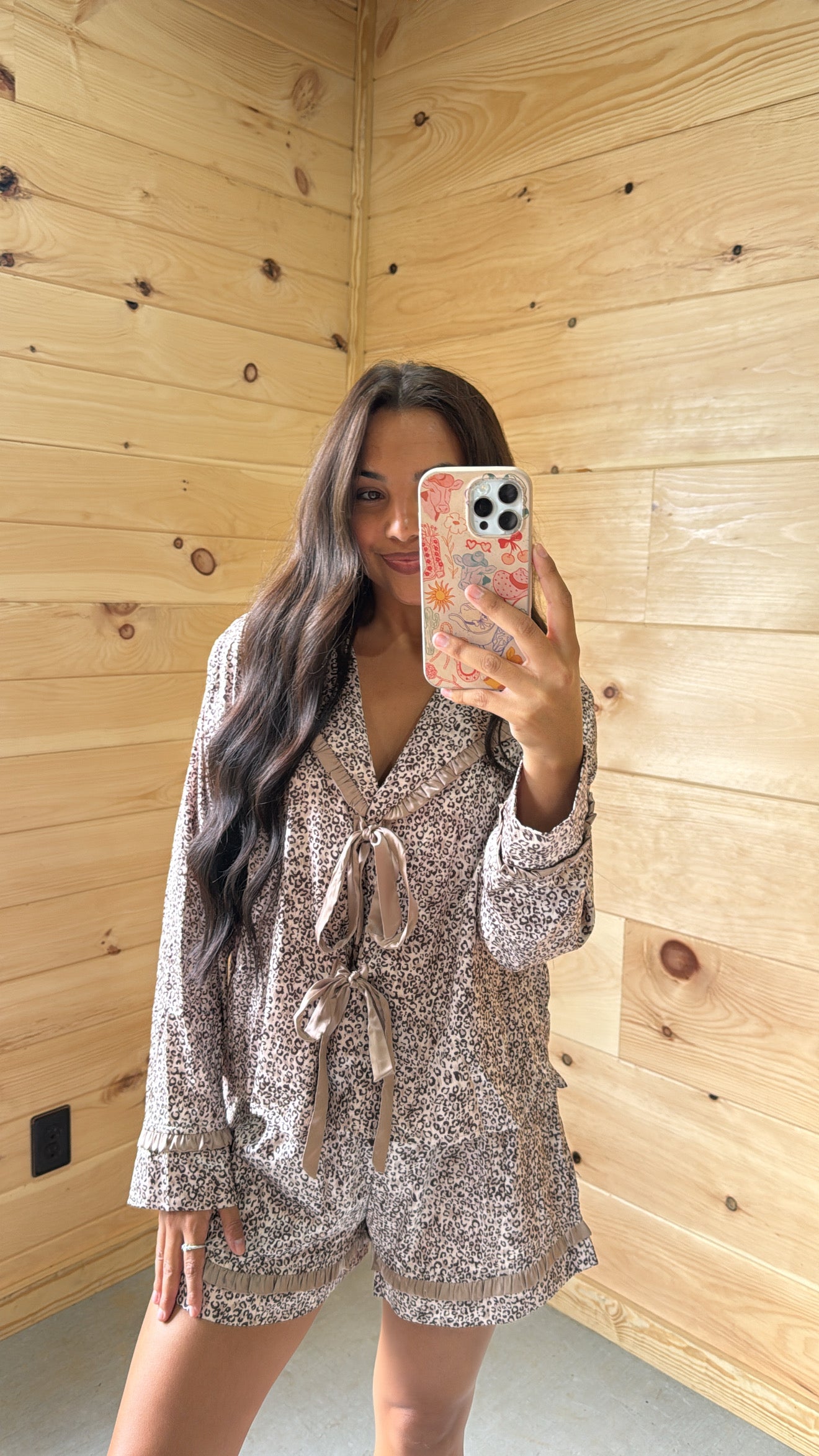 Leopard Nights PJ Set