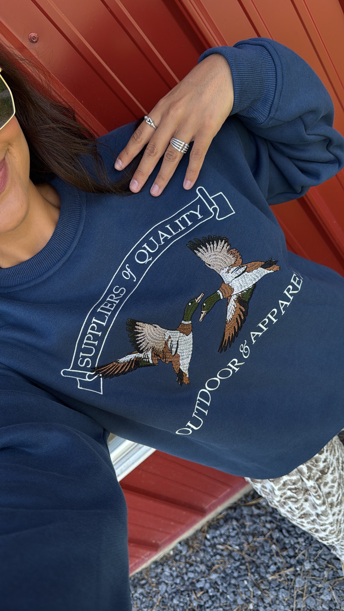 Navy Duck Apparel Crewneck