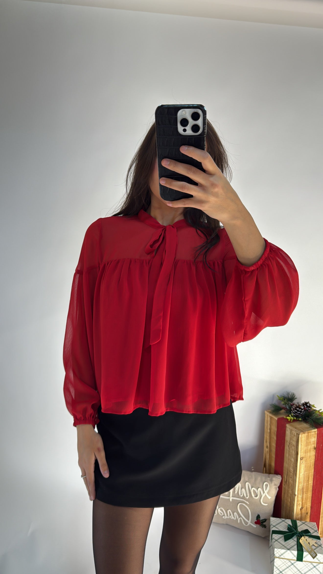 Red Everyday Blouse